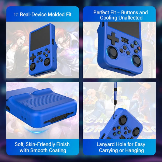 Protective case For R36S Silicone Case Soft 360° drop protection Case For R36s Handheld Game Console Accessories