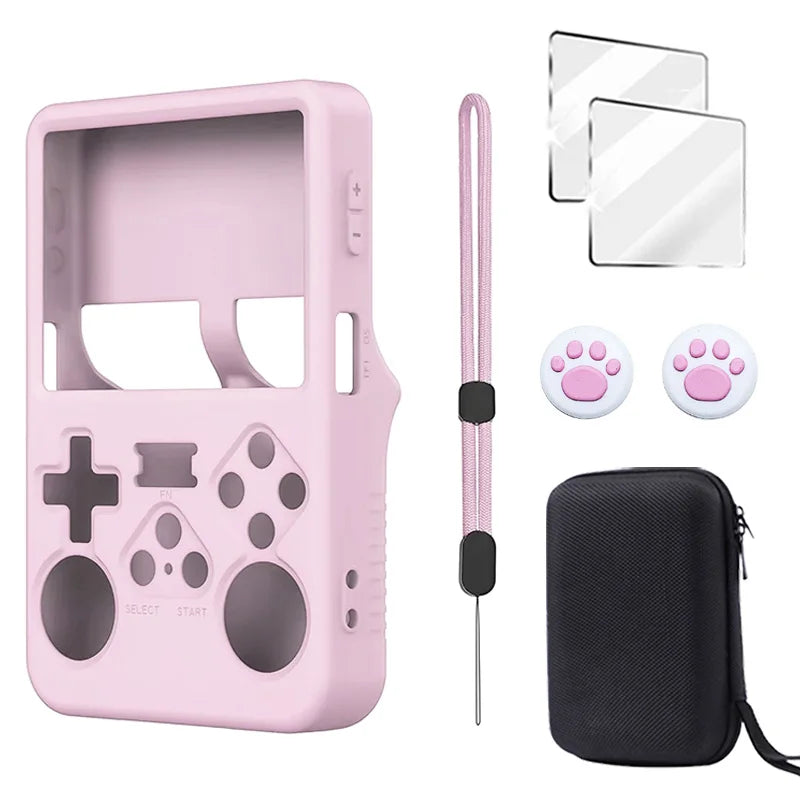 Protective case For R36S Silicone Case Soft 360° drop protection Case For R36s Handheld Game Console Accessories